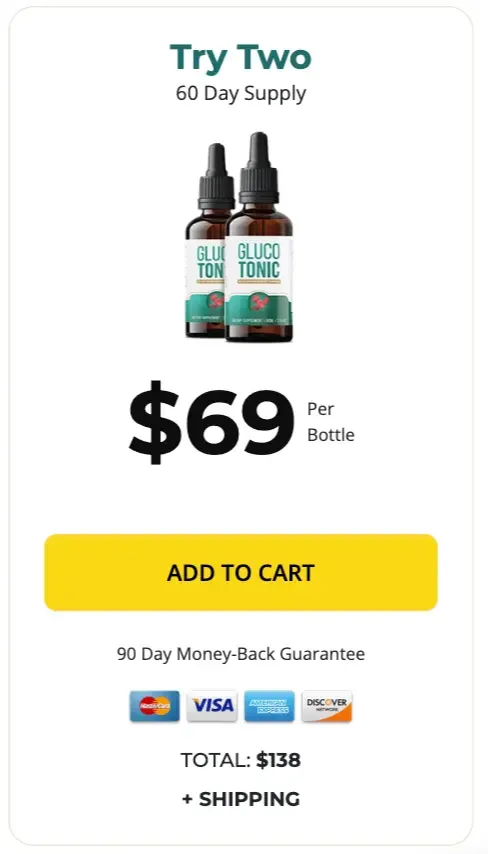 GlucoTonic Buy 1 Bottle